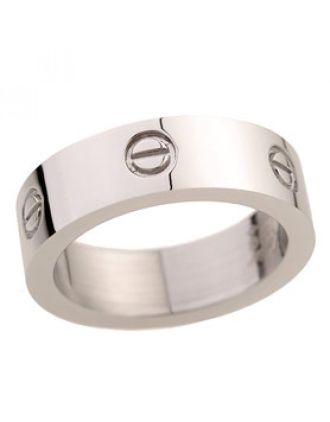 Ring Cartier Screwhead Inscribed Silver 4653