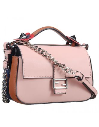 Fendi Double Micro Baguette Flower Detail Pink Bag 18927090