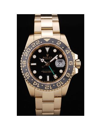 Rolex GMT Master II Black Ceramic Bezel Black Dial 98228