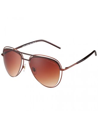 Marc Jacobs Aviator Double Bridge Brown Frame Sunglasses 308293