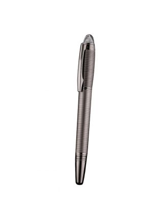 MontBlanc Starwalker Horizontally Grooved Light Brown Grey Ballpoint Pen With Cap 622808