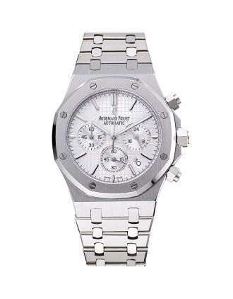 Audemars Piguet Royal Oak Chronograph White Dial Stainless Steel Bracelet 1454024