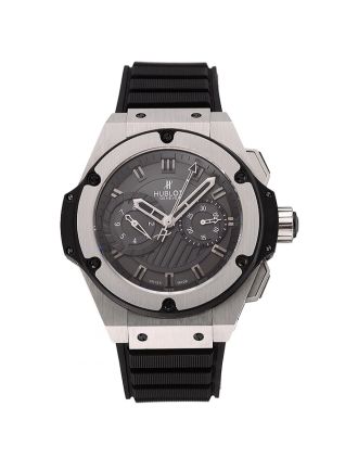 Swiss Hublot King Power Stainless Steel with Rubber Band shb11 621404