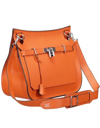 Hermes Jypsiere 31 Orange Bag 607475
