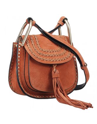 Chloe Hudson Mini Tan Suede Leather Bag 18927061