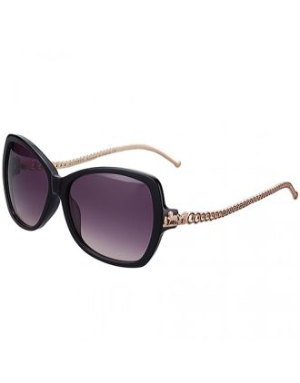 Hermes Chain Motif Black Sunglasses 307834