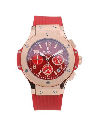 Hublot Big Bang Red Strap Red Dial Watch 98069