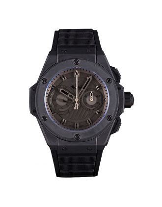 Swiss Hublot King Power Black Dial with Rubber Band shb10 621403