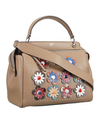 Fendi Flowerland Dotcom Khaki Bag 18927087