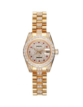 Swiss Rolex DateJust Diamond Dial Gold 622023