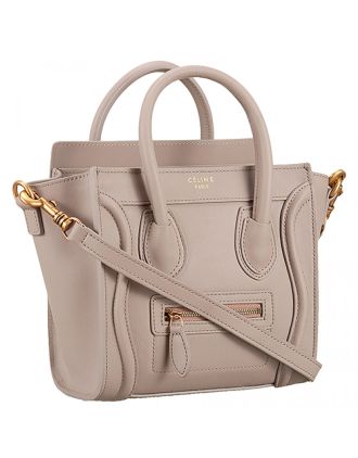 Celine Nano Luggage Beige