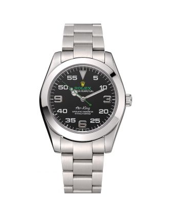 Rolex Air King Black Dial Staineless Steel Bracelet 1454020