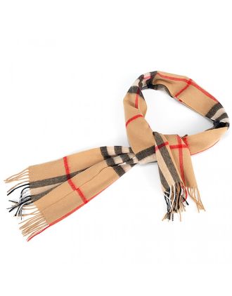 Burberry Classic Scarf in Heritage Check Tan 621836