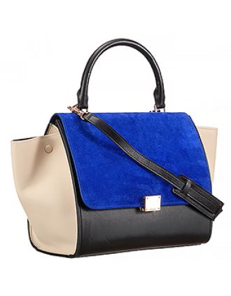 Celine Trapeze Blue Bag 607303