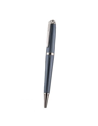 Rolex Silver Rimmed Dark Blue Ballpoint Pen 622801