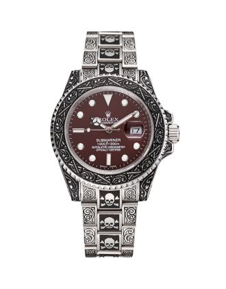 Rolex Submariner Skull Limited Edition Brown Dial Vintage Case And Bracelet 1454078