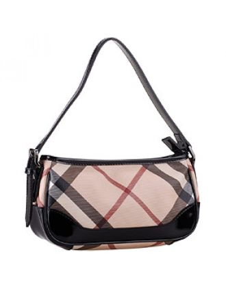 Burberry Nova Check Sling Bag Black