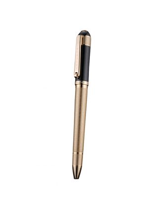 Bentley Gold Rimmed Gold Lower Body Black Ballpoint Pen 622793