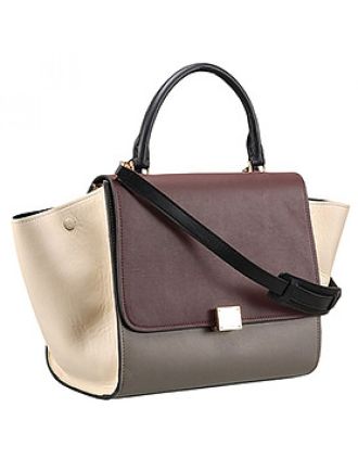 Celine Trapeze Beige Bag 607302