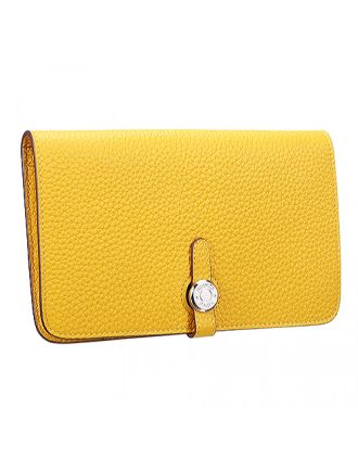 Hermes Dogon Wallet Yellow 18926641