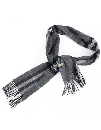 Burberry Classic Scarf in Heritage Check Dark Grey 621830