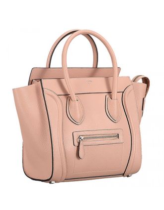 Celine Luggage Micro Peach Silver Hardware 18926759