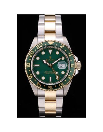 Rolex GMT Master II Green Ceramic Bezel Green Dial Watch