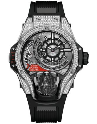 AAA Replica Hublot Masterpiece MP-09 Tourbillon Bi-Axis Titanium Diamonds Watch