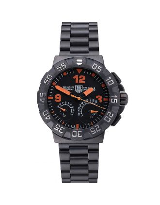 Tag Heuer Formula One Calibre S Black Dial Orange Numerals Ion Plated Steinless Steel Bracelet 622300