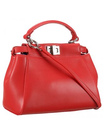 Fendi Peekaboo Mini Red Bag