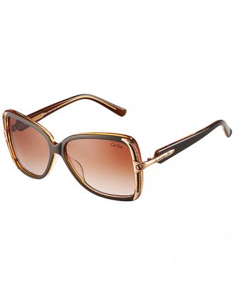 Cartier Brown Frame Brown Lenses Sunglasses 308257