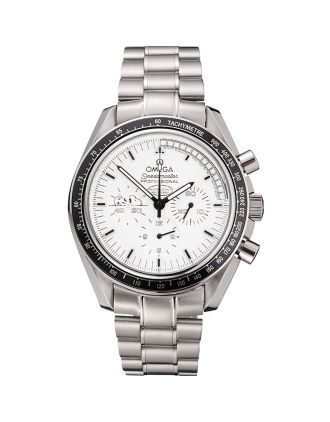 Omega Speedmaster Professional Apollo 13 Silver Snoopy Award White Dial Stainless Steel Case And Bracelet