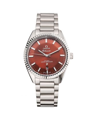 Omega Globemaster Brown Dial Stainless Steel Case And Bracelet