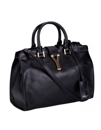 YSL Cabas Medium Doctors Bag Black