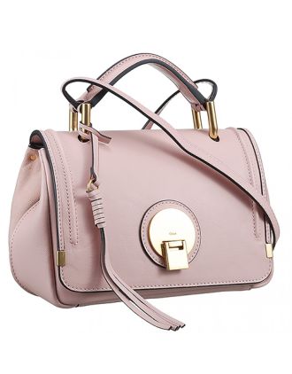 Chloe Indy Pink Leather Double Carry Bag 18927080