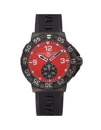 Tag Heuer Formula One Grande Date Red Dial Rubber Bracelet 622277