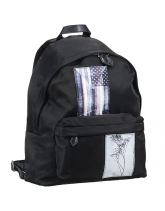 Givenchy Patched Black Canvas Backpack 18927341