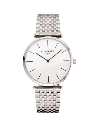 Swiss Longines Grande Classique White Dial Stainless Steel Case And Bracelet