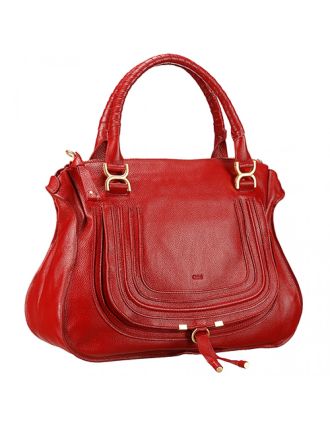 Chloe Marcie Medium Bag Dark Red