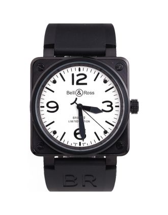 BR01-92 Carbon-White Dial-br10