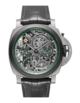 AAA Replica Panerai Luminor Tourbillon GMT Lo Scienziato Mens Watch PAM00768