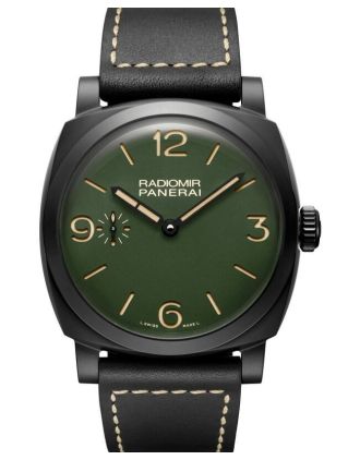 AAA Replica Panerai Radiomir Edizione Verde Militare 48mm Mens Watch PAM00997