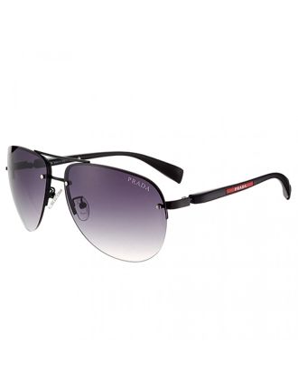 Prada Sporty Linea Rossa Logo Black Frame Sunglasses 308212