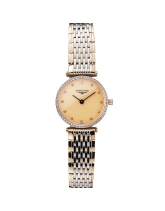 Longines La Grande Classique Champagne Dial Two Tone Bracelet Femme 622137