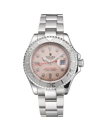 Swiss Rolex Yacht-Master Champagne Dial Stainless Steel Case And Bracelet