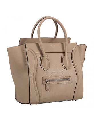 Celine Mini Luggage Etoupe Silver Hardware 18926739