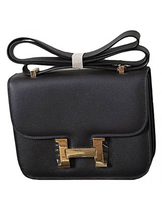 Hermes Constance Black Bag With Gold Hardware 608105