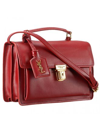 Saint Laurent High School Medium Bag Dark Red