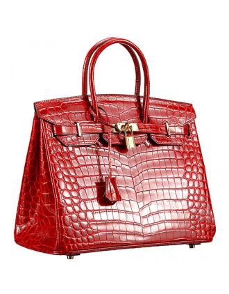 Hermes Birkin 35 Crocodile Red 608063