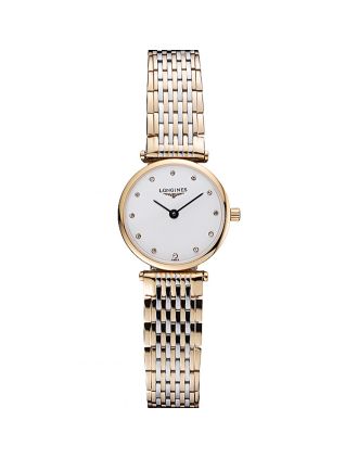 Longines La Grande Classique Two Tone Band White Dial Diamond Markers Femme 622102